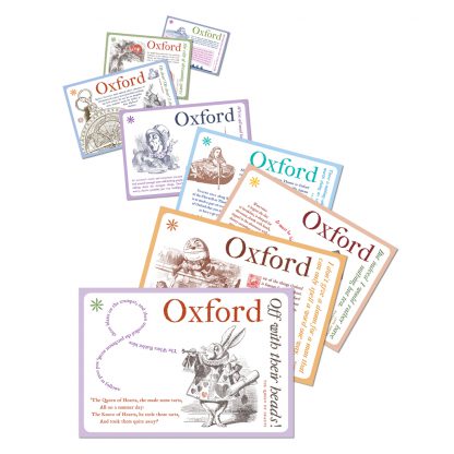 ‘Oxford & Alice’ series: 8 postcard pack